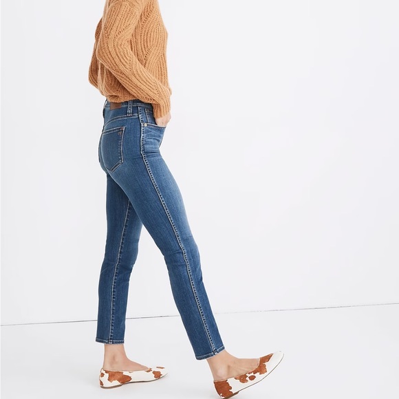 Madewell Stovepipe Jeans in Leman Wash: TENCEL™ Edition W 25 NWT $135 MB466 - Picture 5 of 9